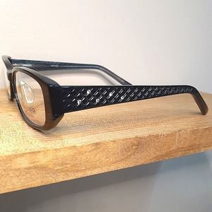 New Black Modern Rx'able Eyeglass Frame, women full rim glasses, 54-16-135